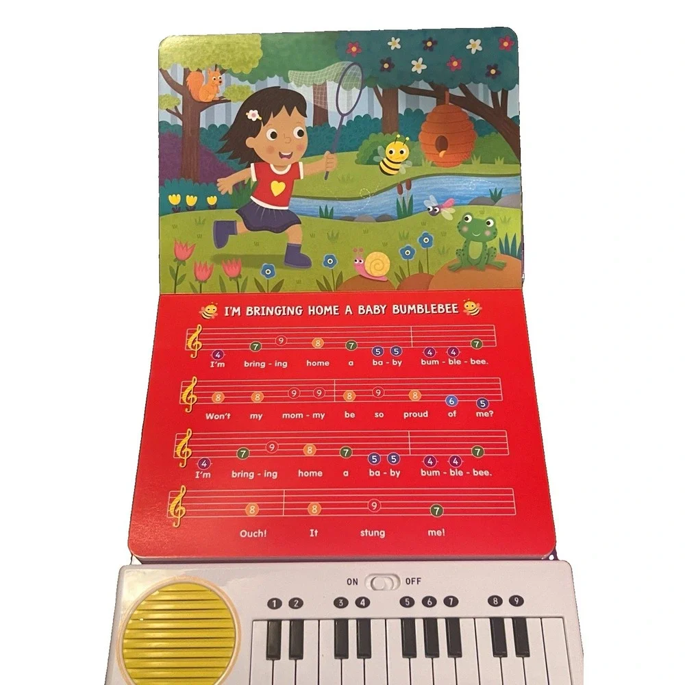 My First Piano Book Lot of 3 Children's Silly Songs Classical Music Sound Books